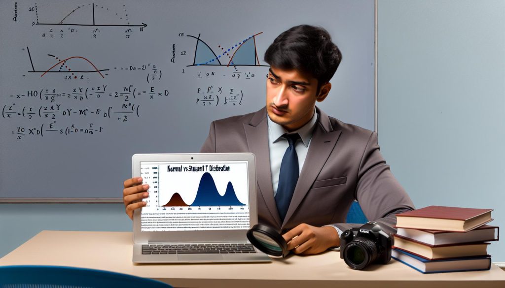 Normal vs student t distribution – Kdy použít kterou v praxi
